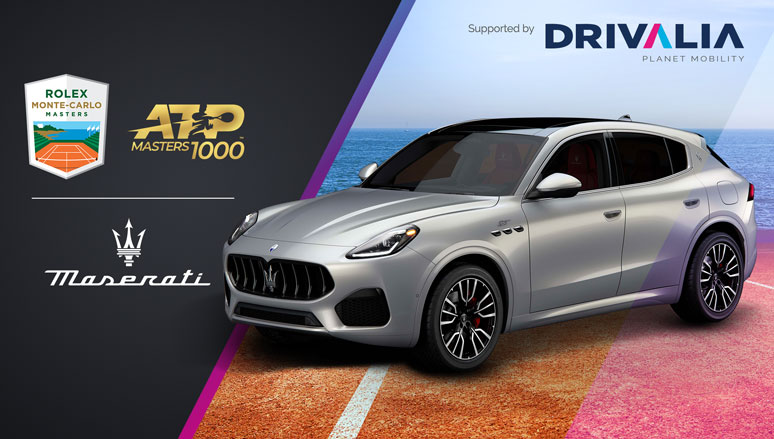 ATP Master Monaco 2023 : 15% de réduction sur la location de Maserati avec Drivalia