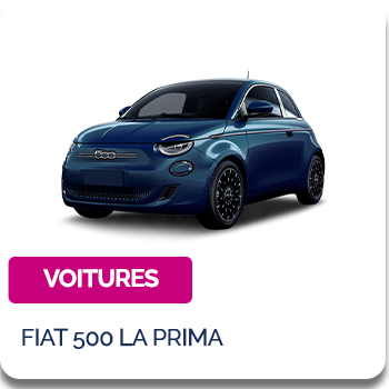 Location voiture Fiat 500 La Prima